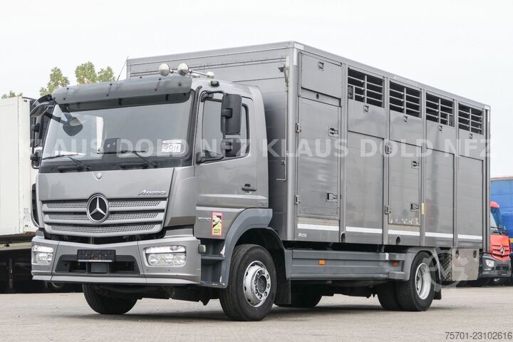 Camião para gado MERCEDES-BENZ Atego 1530 Viehtransporter Kamera Euro 6