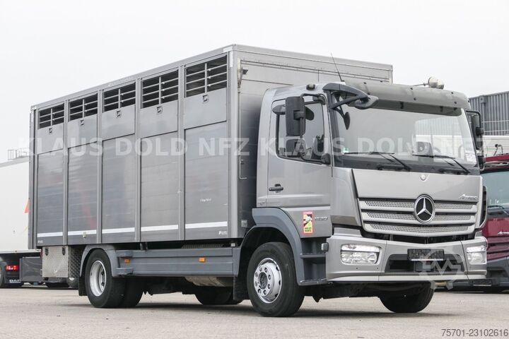 Camião para gado MERCEDES-BENZ Atego 1530 Viehtransporter Kamera Euro 6