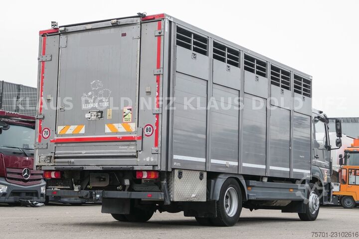 Camião para gado MERCEDES-BENZ Atego 1530 Viehtransporter Kamera Euro 6