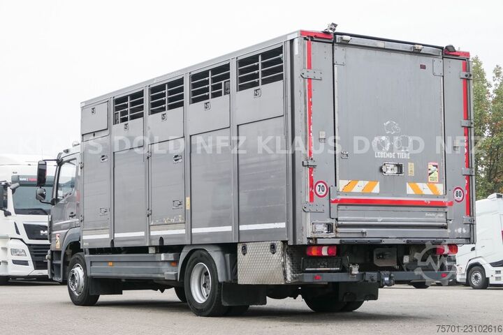 Camião para gado MERCEDES-BENZ Atego 1530 Viehtransporter Kamera Euro 6