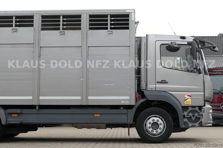 Camião para gado MERCEDES-BENZ Atego 1530 Viehtransporter Kamera Euro 6