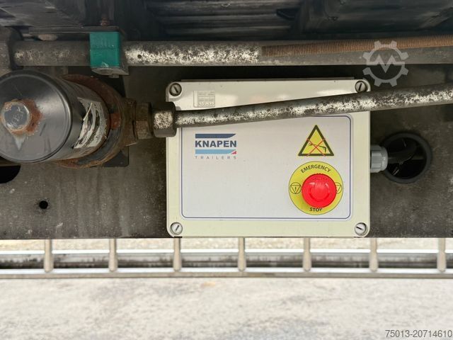 Naczepa z ruchomą podłogą KNAPEN 92 cbm, Liftachse, 10 mm, MIETEN?