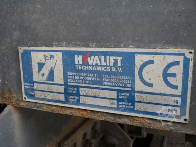 Billenőplatós teherautó MERCEDES-BENZ Actros 1840 K 4x2 Absetzkipper Euro 6