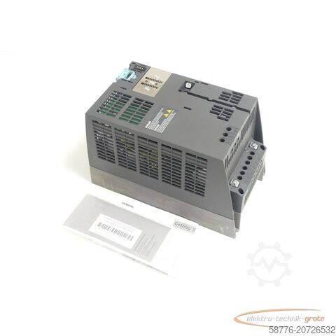 Siemens component Siemens 6SL3224-0BE23-0UA0 Power Module 240 SN:XAH705-000493 - ! -