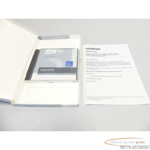Componente Siemens Siemens EWK-SUS1146011 Software SUS WinCC Comfort / Advanced SN: SVPB81034215
