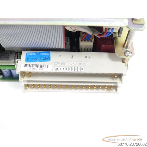 Componente Siemens Siemens Simatic S5 CP580 6ES5580-3UA12 Baugruppe Version 1
