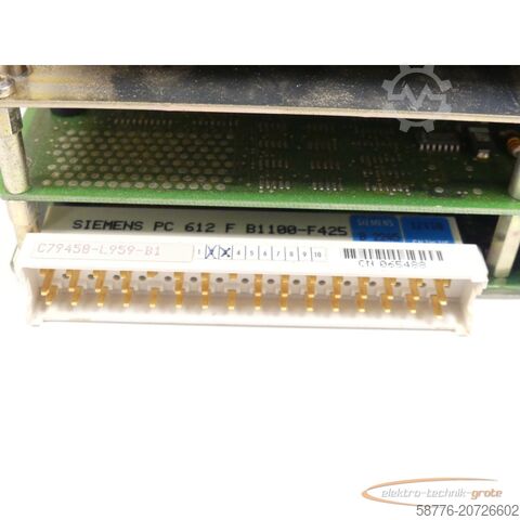 Componente Siemens Siemens Simatic S5 CP580 6ES5580-3UA12 Baugruppe Version 1