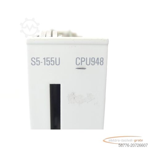 Componente Siemens Siemens Simatic S5-155U 6ES5948-3UA22 CPU948 Version 1 SN 73755