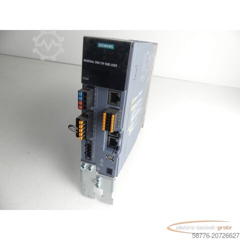 Componente Siemens Siemens Sinamics S210 6SL3210-5HB10-4UF0 Umrichter SN:ZVM4XVM009136 0,4kW 240V~-ungebr.-