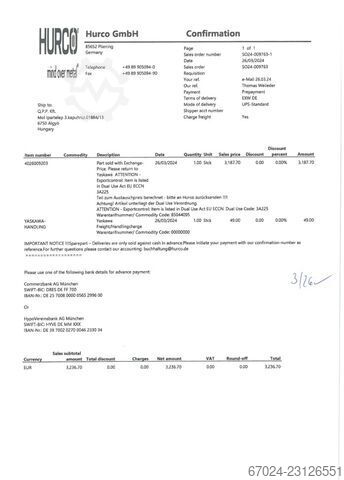 Vertikalt bearbejdningscenter HURCO VMX 24