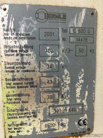 2nd universal machining center HERMLE