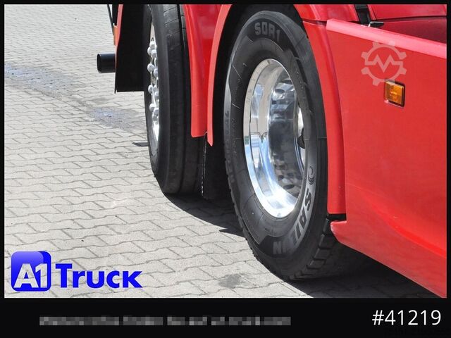Abrollkipper SCANIA R500, Abrollkipper, HIAB, Lift-Lenkachse,