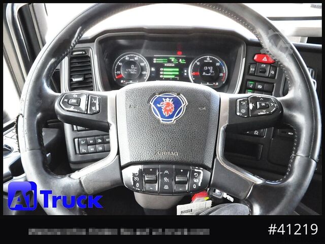 Abrollkipper SCANIA R500, Abrollkipper, HIAB, Lift-Lenkachse,