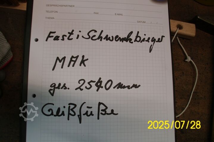 Giętarka wahadłowa FASTI Biegewerkzeug Geißfuß