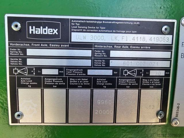 Forage wagon HAWE Überladewagen, Vorführfahrzeug, ULW 3000