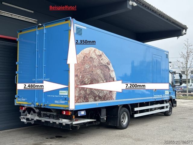 Skříňový nákladní automobil IVECO EC ML120E21/P CNG Erdgas Klima 7,2m Koff LBW+Tür