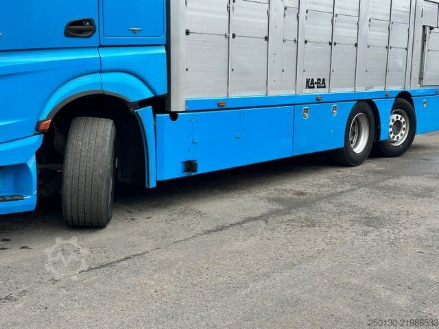 Kamion za prevoz stoke MERCEDES-BENZ Actros 2545 L 3.Stock KABA Hubdach ACC LDW NLA