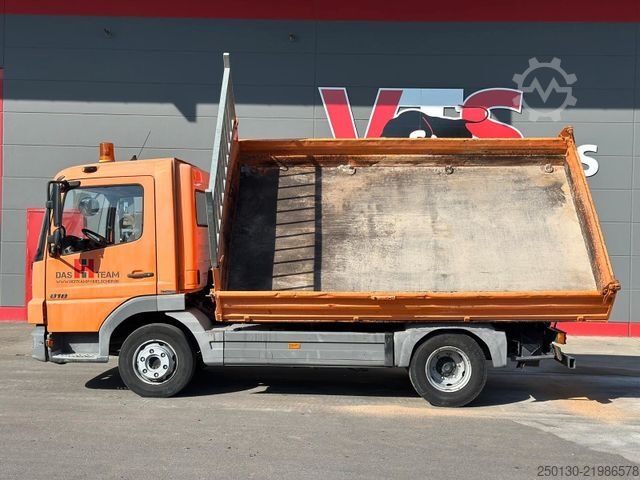 Tre-vejs tippevogn MERCEDES-BENZ Atego 818 4x2 BB MEILLER DSK