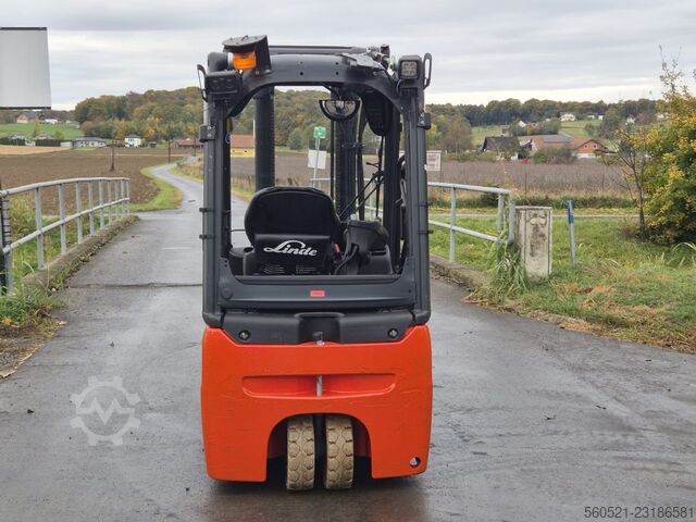  Linde E16C-02 - Triplex-Freihub 5,22m + Seitenschieber