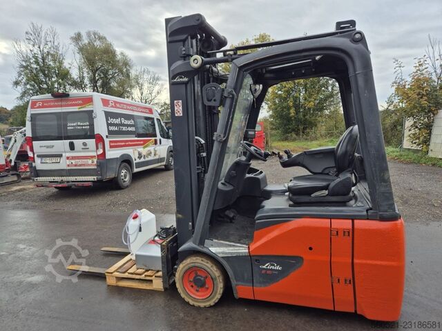  Linde E16C-02 - Triplex-Freihub 5,22m + Seitenschieber