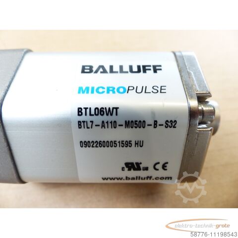 Balluff component Balluff Micropulse BTL06WT / BTL7-A110-M0500-B-S32 Linearwegaufnehmer