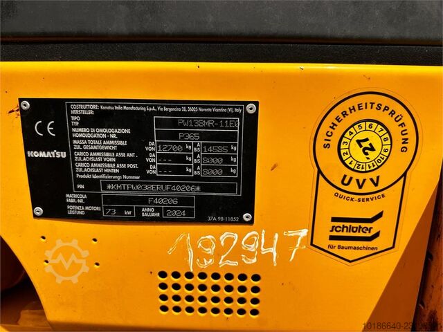 Komatsu PW138MR-11E0 Komatsu PW138MR-11E0