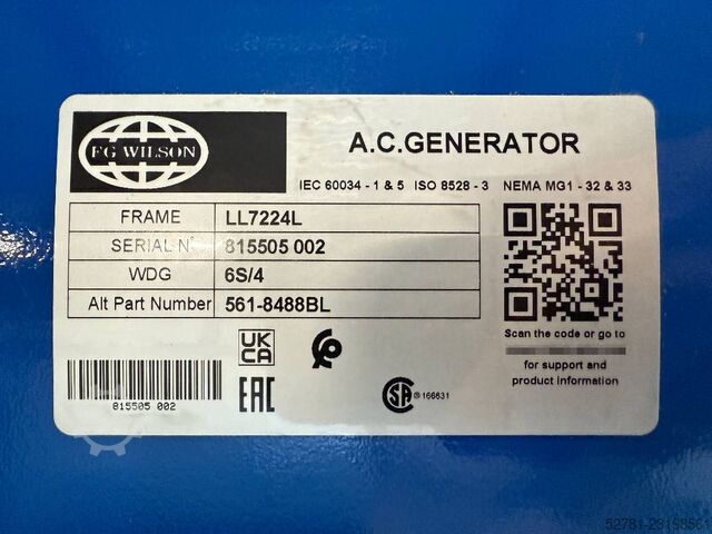 FG Wilson P850-1 - 850 kVA otvoreni agregat - DPX-16024-O FG Wilson P850-1 - 850 kVA Open Genset - DPX-16024-O