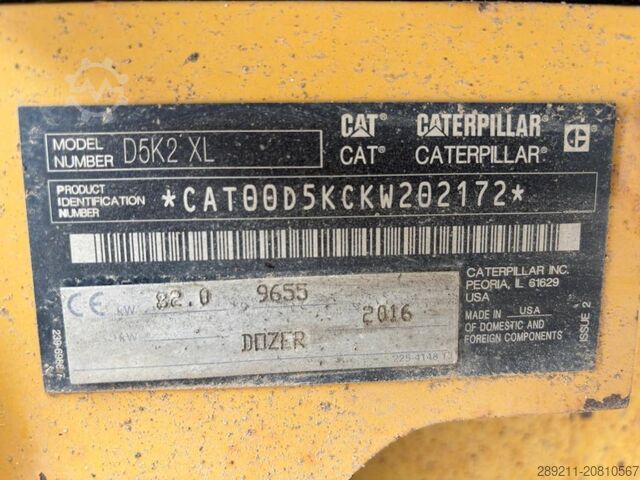 Egaliseermachine CAT D 5 K 2 XL (Low Verified Hours)