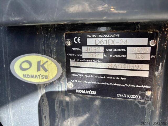 Egaliseermachine Komatsu D 61 EX-24 (GPS Prepared)