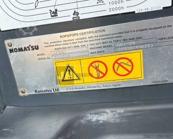 Egaliseermachine Komatsu D 61 PXI-24 (Topcon intelligent system)