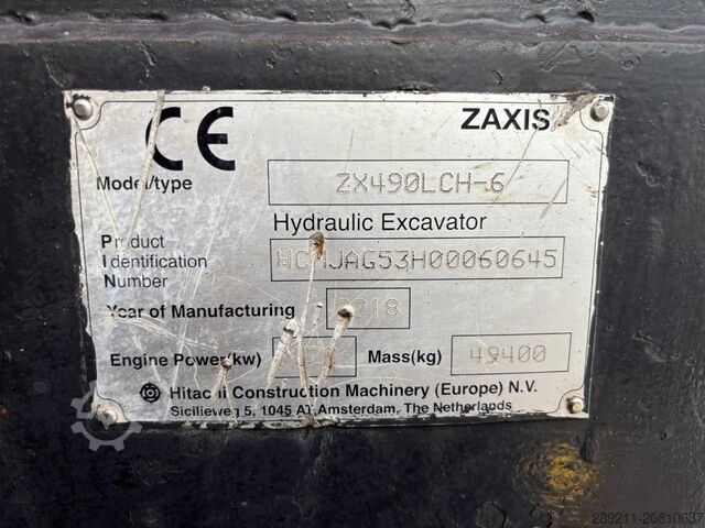 Bandgrävare Hitachi ZX 490 LC H-6