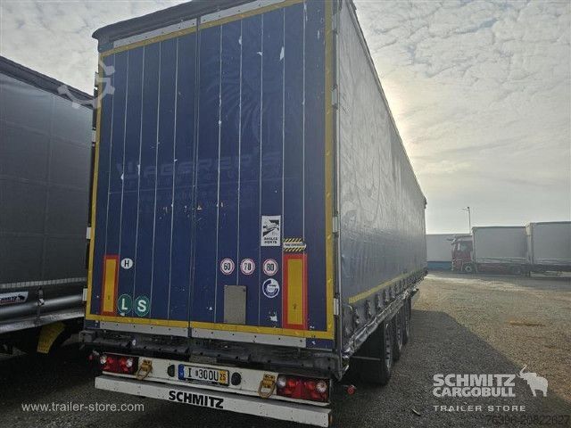 Åben sættevogn med presenning Schmitz Cargobull Semitrailer Curtainsider Mega