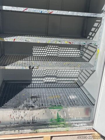 Armario de seguridad para sustancias peligrosas, armario cortafuegos, caja para bidones DENIOS FWF 90.2