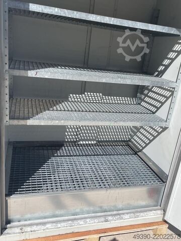 Armario de seguridad para productos peligrosos, armario cortafuegos, caja para bidones DENIOS FWF 90.2