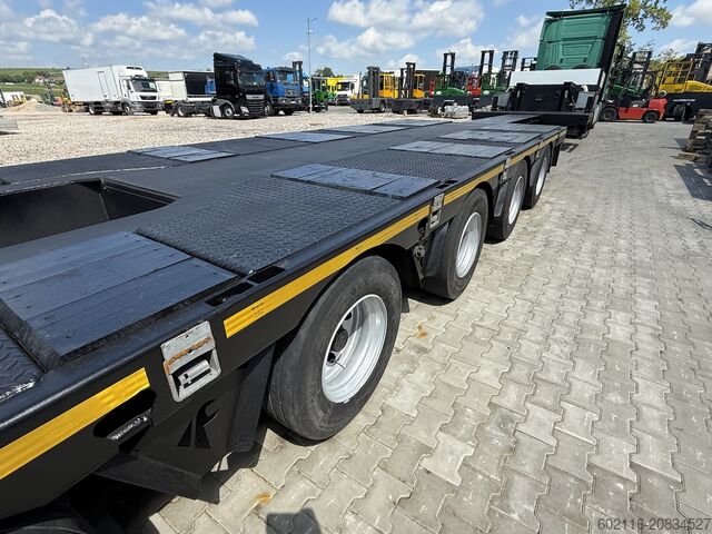 Low-bed semi-trailer for transporting construction machinery FAYMONVILLE FAYMONVILLE STZ-6WAU – 6 AXLES – 92.2GVW