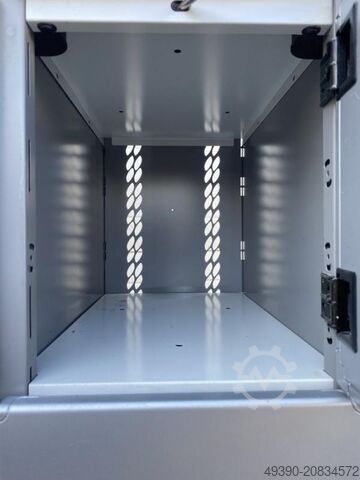 Locker cabinet, compartment cabinet with 20 individual lockers, metal cabinet, workshop cabinet  