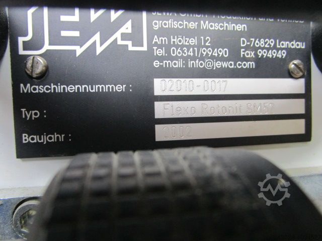 COMPLETE COATING UNIT JEWA FÜR SM52-2-P