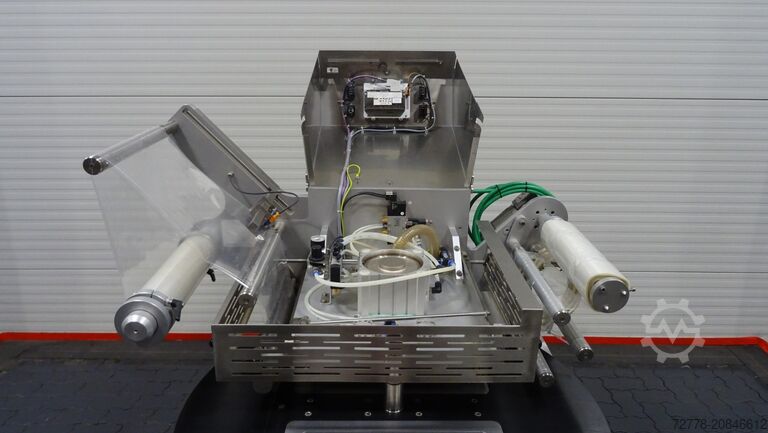 Semi-automatic tray sealer Variovac Rotarius VG