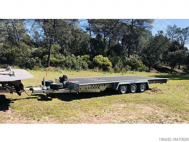 Μεταφορέας αυτοκινήτου Woodford Trailer FLATBED PROFESSIONNEL (Options Dispo)