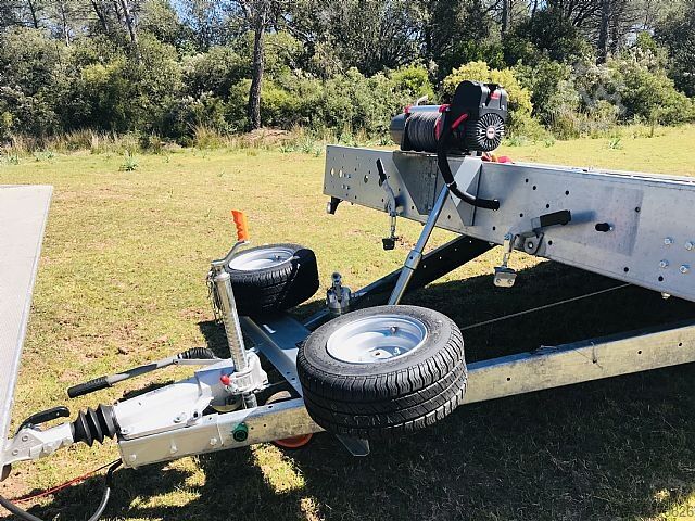 Μεταφορέας αυτοκινήτου Woodford Trailer FLATBED PROFESSIONNEL (Options Dispo)