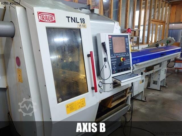 Tokarka CNC typu szwajcarskiego TRAUB TNL 18-7B