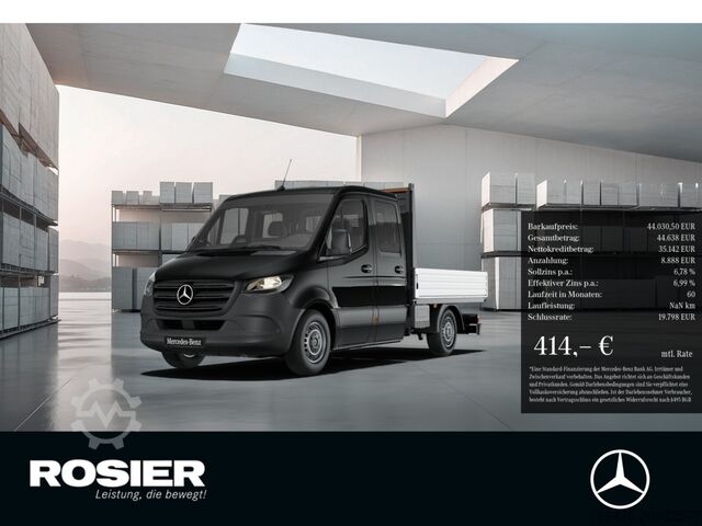 Pick-up bestelwagen Mercedes-Benz Sprinter 315 CDI Pritsche PRO L2 DOKA AHK Kam