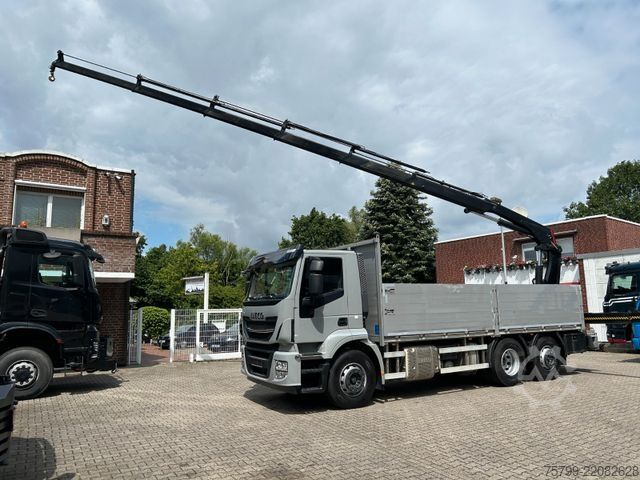 Żuraw samochodowy IVECO Pritsche + HIAB HIDUO 228 Kran