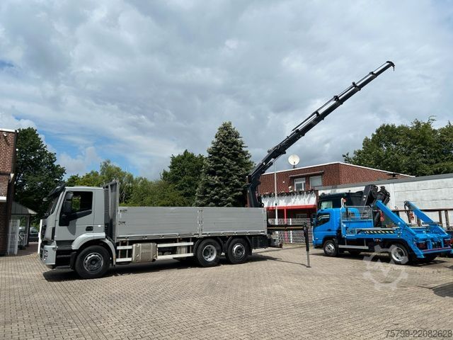 Żuraw samochodowy IVECO Pritsche + HIAB HIDUO 228 Kran