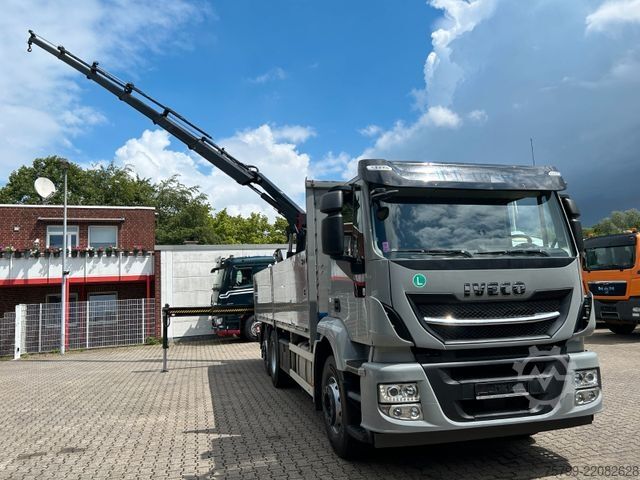 Żuraw samochodowy IVECO Pritsche + HIAB HIDUO 228 Kran