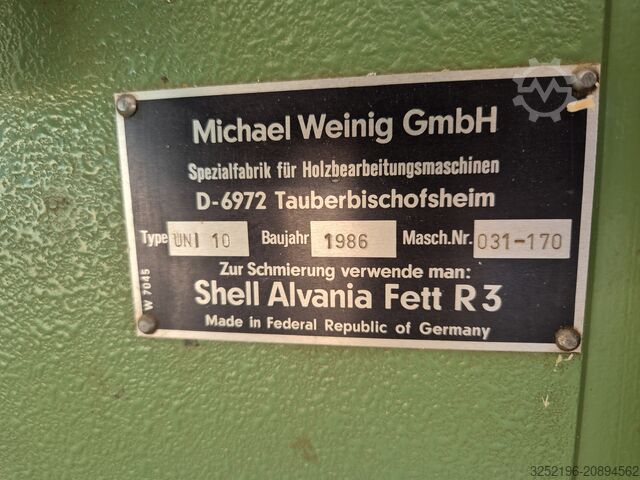 Centrum obróbcze do okien kątowych Weinig Unicontrol 10-2