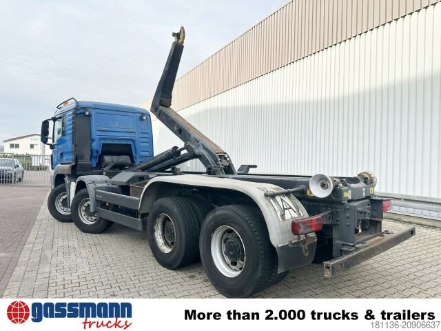 Camion benne à bras amovible MAN TGS 35.480 8x4 BL