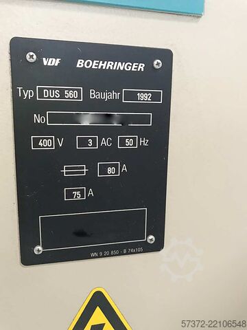 CNC-ciklus esztergapad Boehringer VDF DUS 560