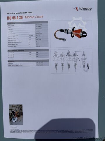 Kleště na kabely Holmatro Mobile Cutter ICU 05 A 30