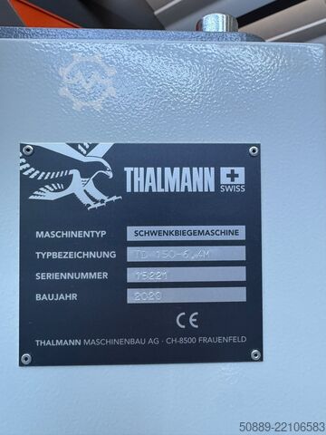 Lemezmegmunkáló hajlítógép Thalmann TD 150